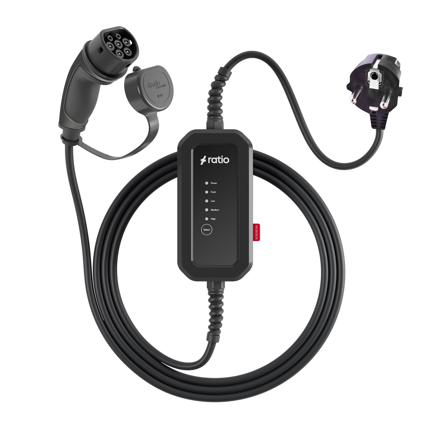 Borne de recharge portable Ratio MobiBox io1 Schuko-T2 13A