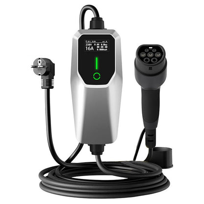 Chargeur portable type 2 pour voiture electriques, 16A ajustable (3.7KW)