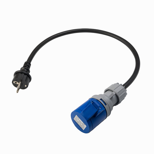 Adaptateur femelle p17 (cee 17) - mâle schuko 16A