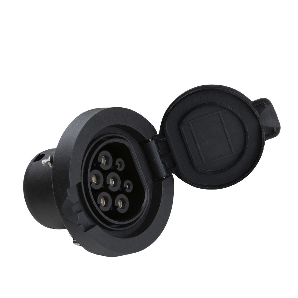 Prise de recharge Type 2 32A 22kW – Connecteur EVSE IEC 62196-2 | Triphasé AC