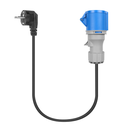 Adaptateur femelle p17 (cee 17) - mâle schuko 16A