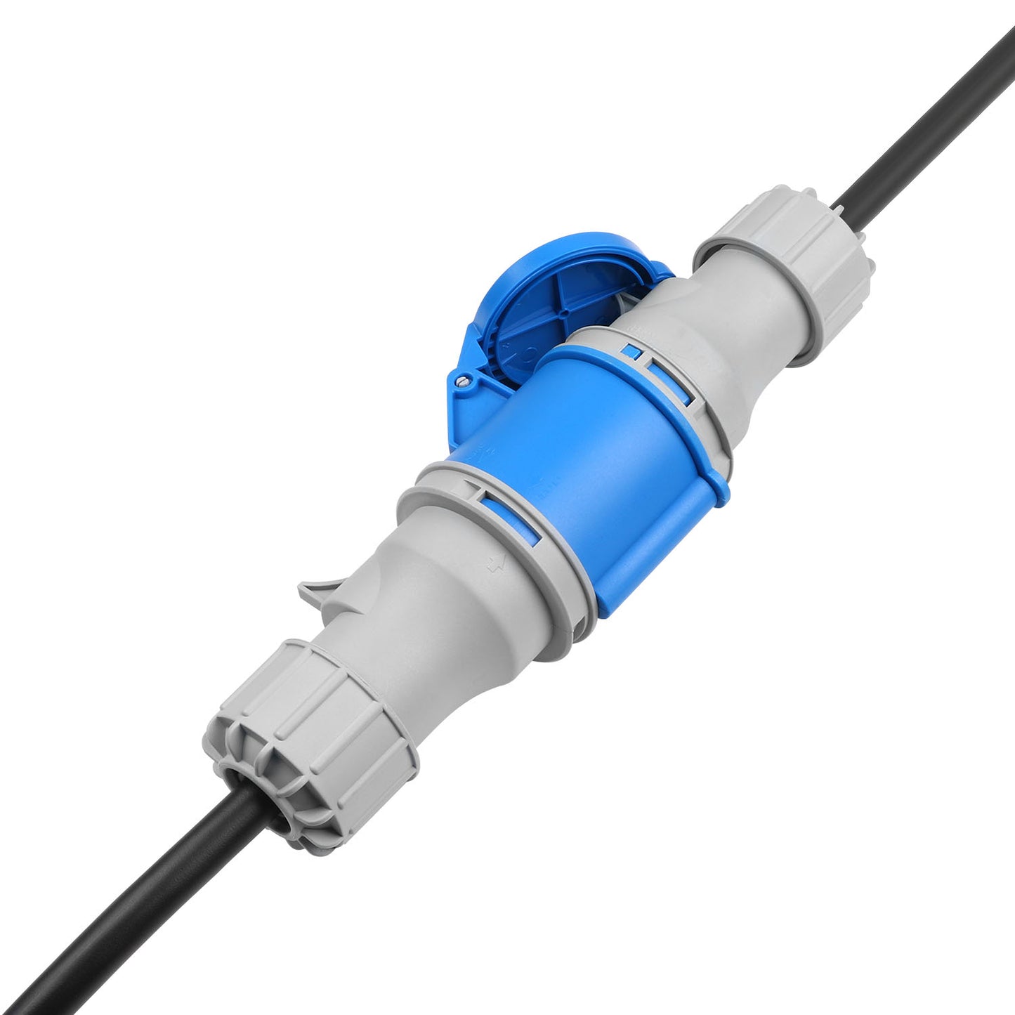 Adaptateur femelle p17 (cee 17) - mâle schuko 16A