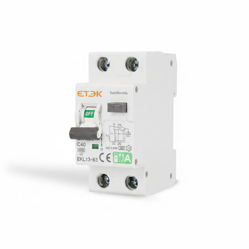 Disjoncteur Différentiel Borne de Recharge 7kW (40A Type A 30mA)