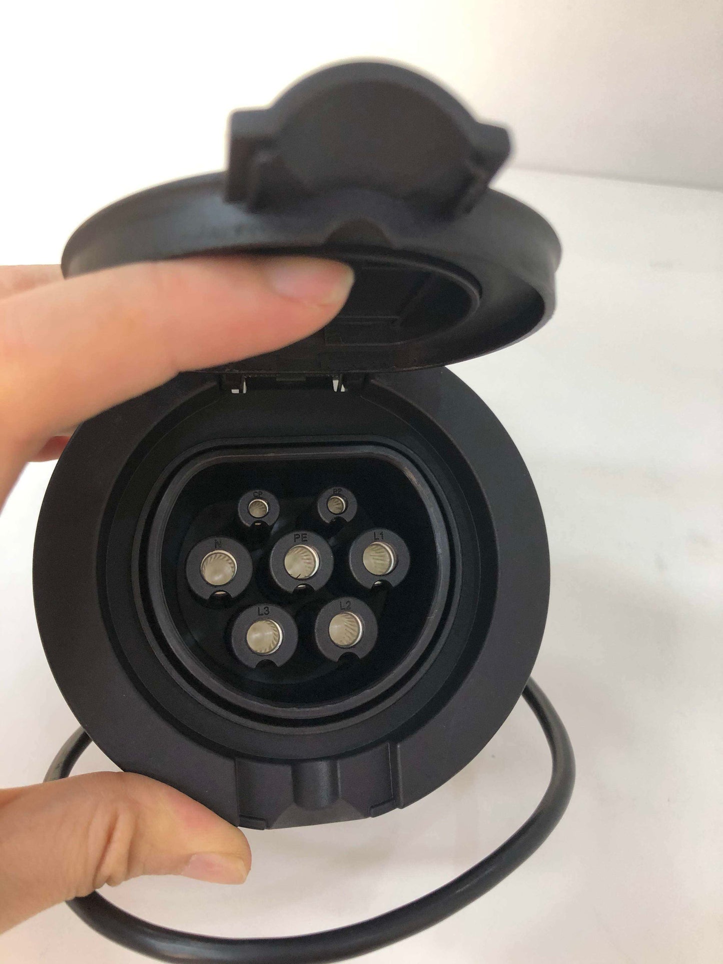 Prise de recharge Type 2 32A 22kW – Connecteur EVSE IEC 62196-2 | Triphasé AC