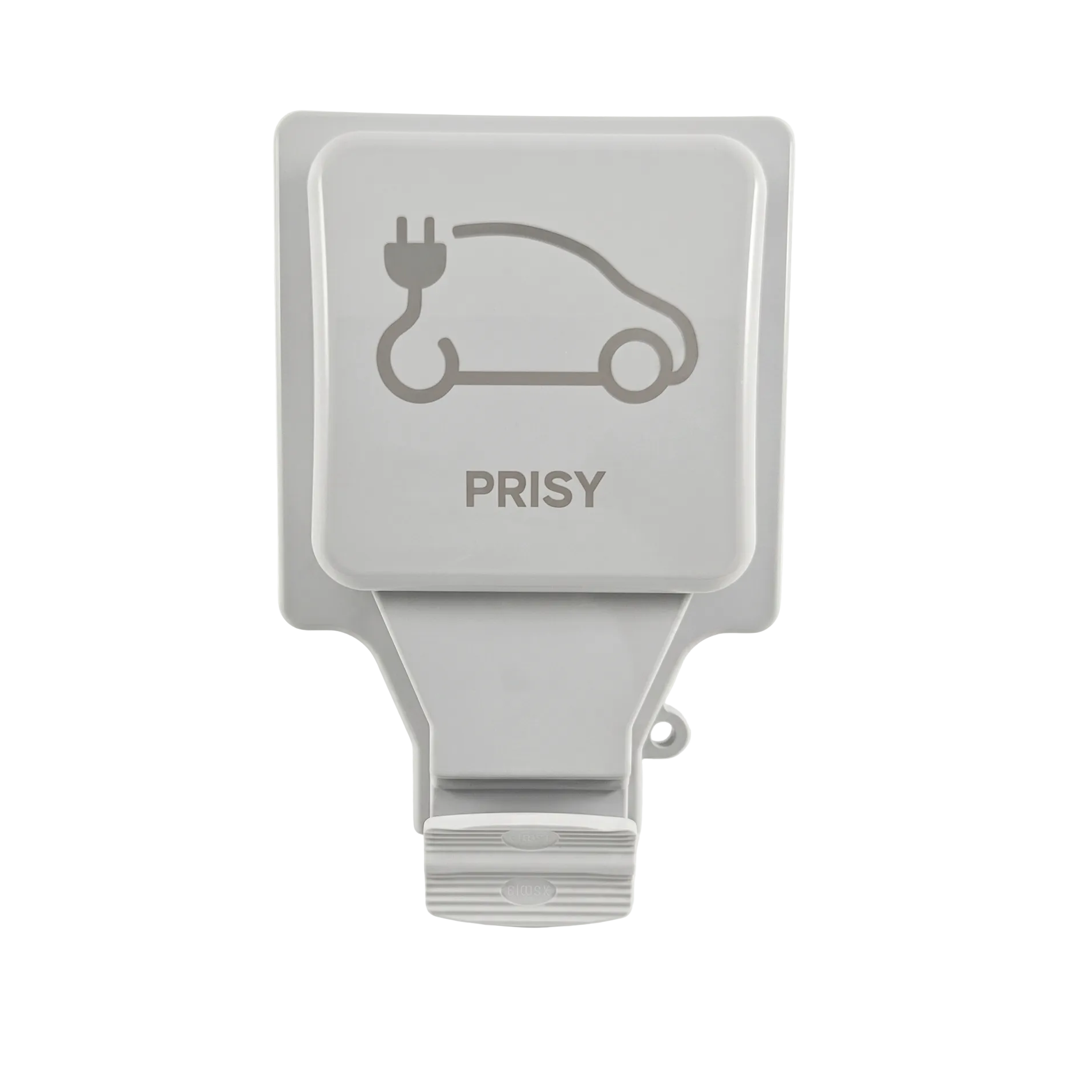 Prise murale renforcée PRISY 16A 3,7 kW pour recharge de véhicule électrique, vue de face
