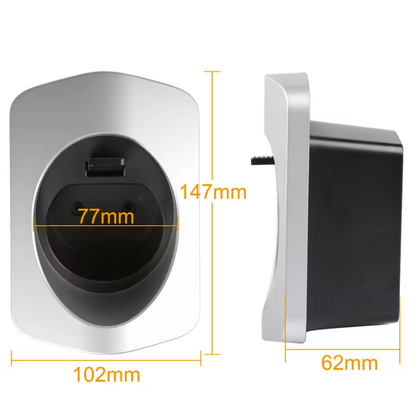 type 2 cable holder side view