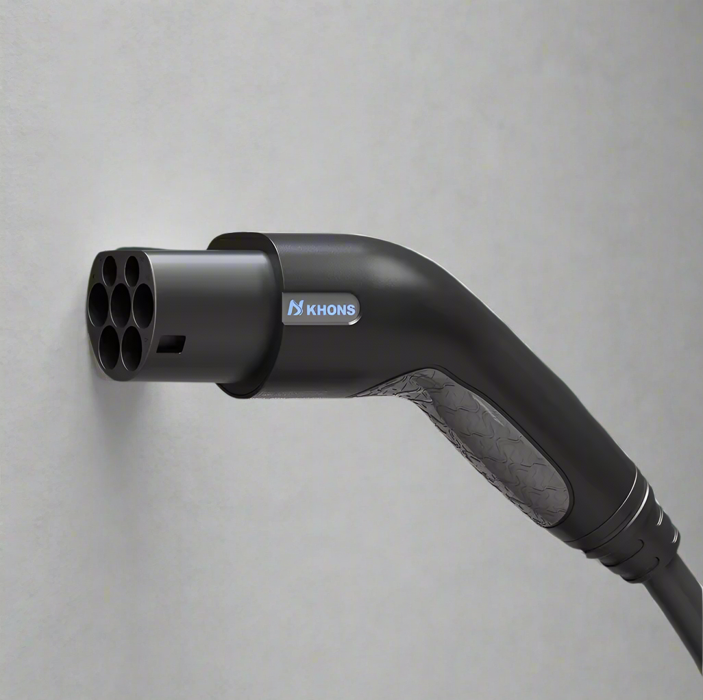 Câble de Recharge voiture elecrique Type 2 à Type 2 mode 3 – 7kW / 11kW / 22kW | 16A & 32A | Noir