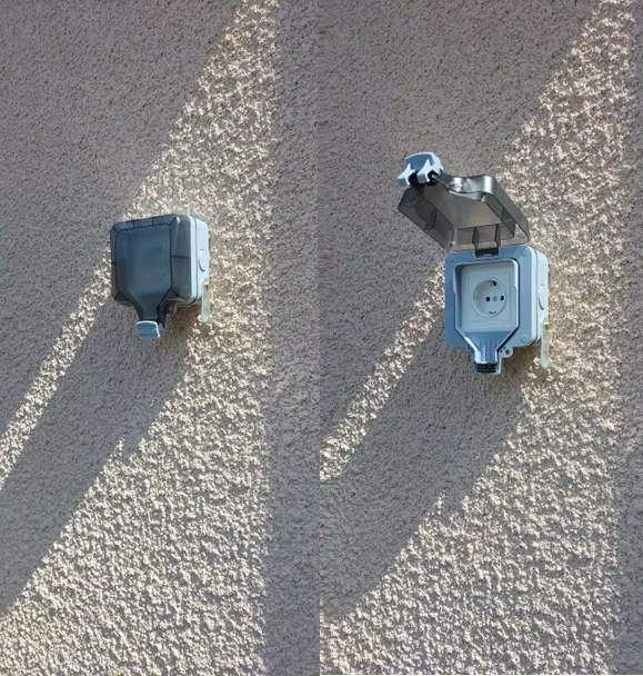 Prise renforcé pour voitures électriques 16A 250V IP66