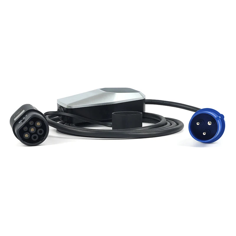 chargeur portable avec prise P17 CEE industrielle