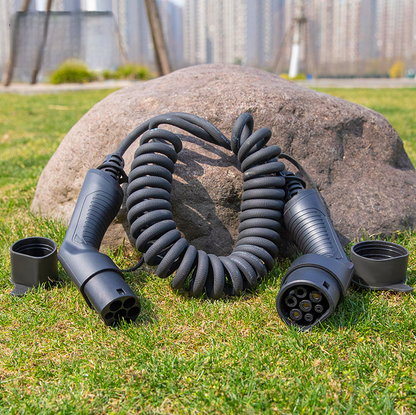Cable de recharge spiralé type 2- type 2 mode 3 | 22kW