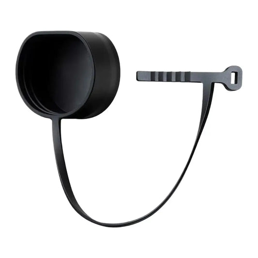 Capuchon de protection noir pour prise voiture électrique Type 2 avec sangle.