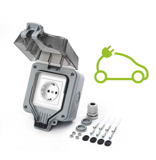 Prise renforcé pour voitures électriques 16A 250V IP66
